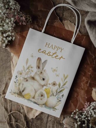 Majas Gåvopåse Äggstra Glad Påsk 18x23x9cm