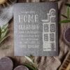Disktrasa Recepie for house cleaning 17x20cm