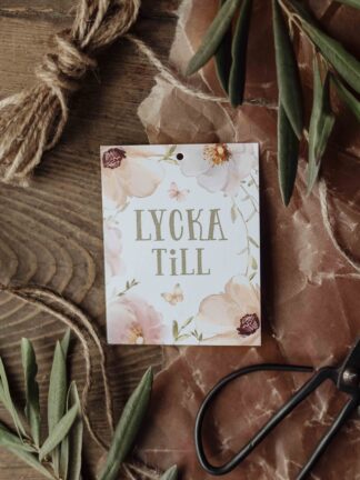 Majas Gåvokort Lycka till! 7x9cm