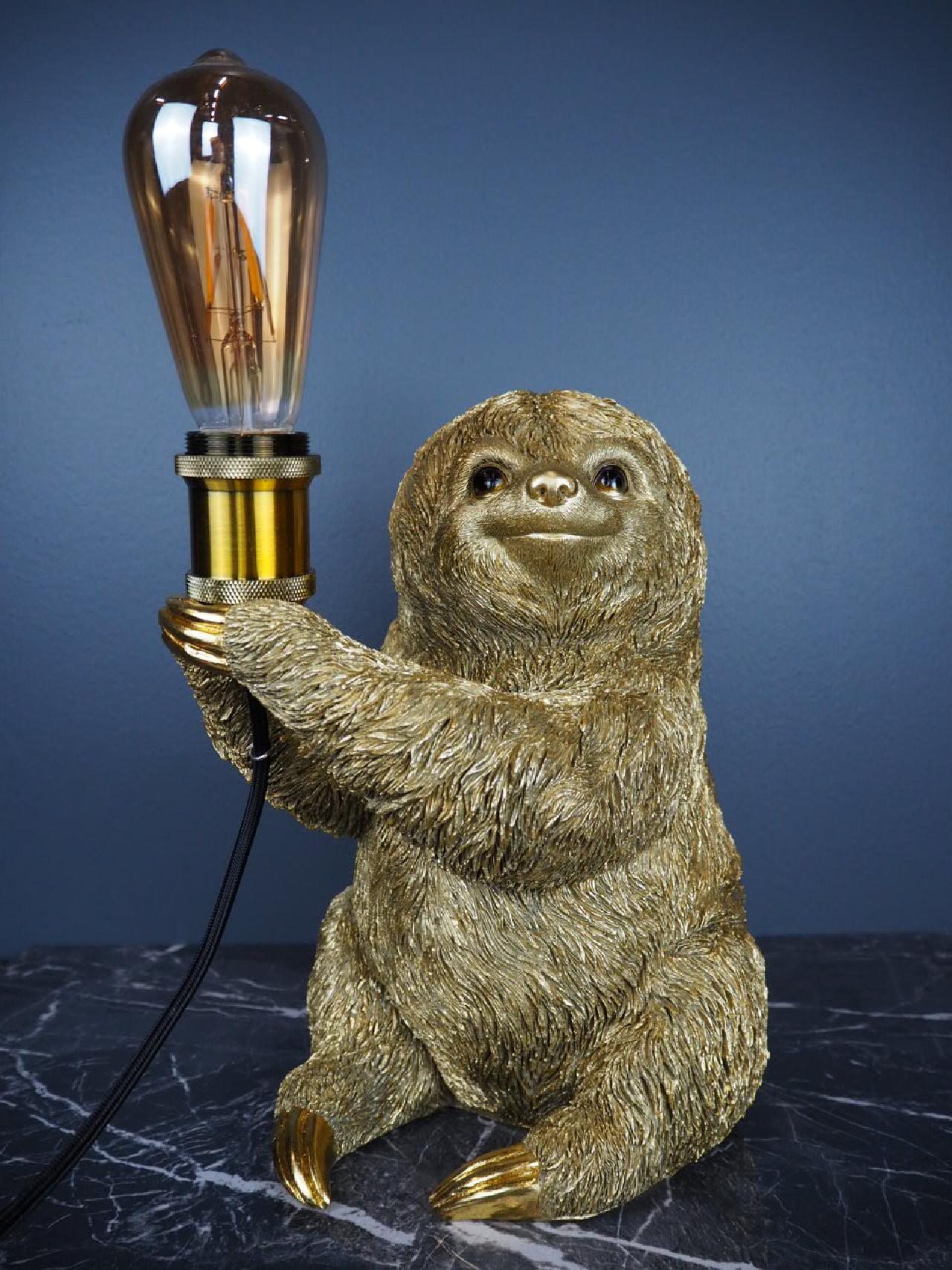 lampa sengångare guld 25×20×30cm