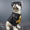 Hund med Glasögon och Jacka 16×11.5×22cm