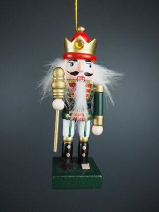 Nötknäppare Hängande Grön Röd 4×3.5×11.5cm