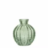 Glasvas Grön Liten Ø15,5x7x17cm