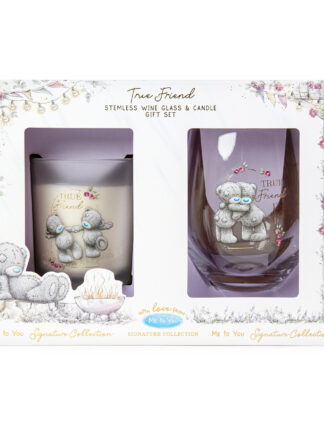 Miranda Presentset Glas och Ljus Vänskap 16,5x12cm