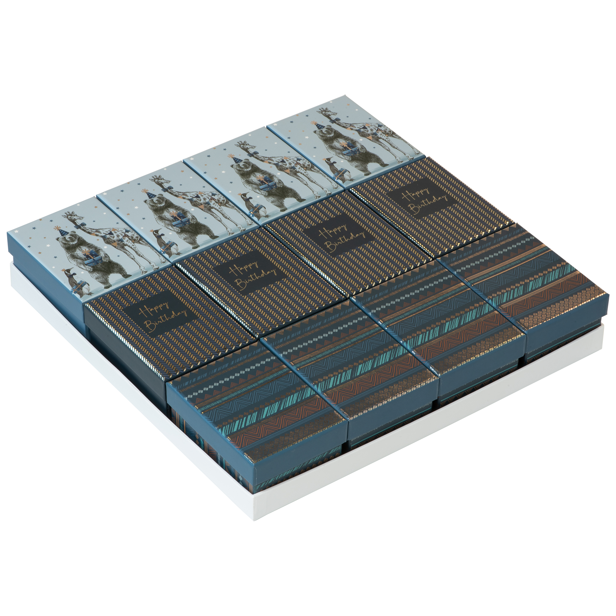 Presentbox Happy Birtyhday 5.8x11.5x8.9cm