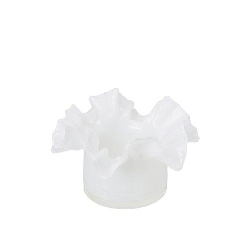 Ljuslykta Blomma Vit 16x11cm