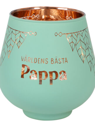 Ljuslykta Mirror Pappa 10x10cm