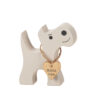 Hund i trä ”Bästa Vän” beige 10cm