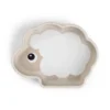 Skål Silikon Stick&Stay Sheepy Sand 15x11x H4cm