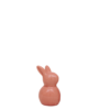 Hare Keramik Korall Stor 4.7x3.7x6.8cm