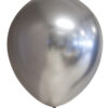 Ballong Mirror Silver inkl helium 30cm