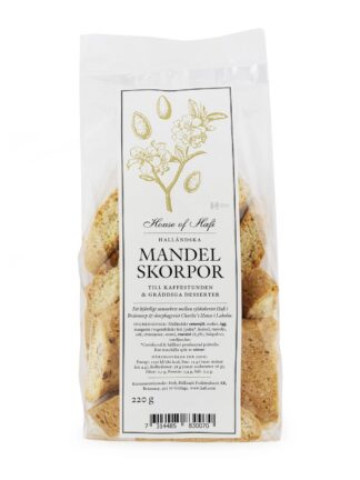 Mandelskorpor 220 g
