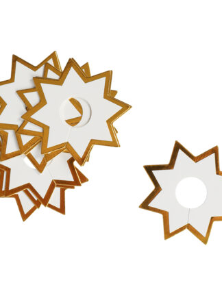 Glasmarkörer Pappersstjärna 12pack