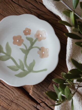 Majas Fat Taupe Bloom 15x1,8 cm