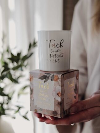 Majas Lykta Tack för allt, stort som litet inkl gåvobox 7x8 cm