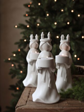 Majas Lucia för värmeljus 11x11x25 cm