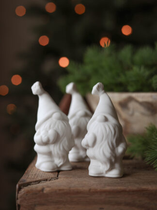 Majas Mr Santa med hjärta 4x3x8 cm