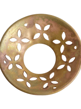 ljusmanschett metall mässingsfärgad ø6,5 cm