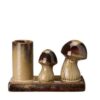 KarlJohan Svamp Ljusstake Beige 12x5x8cm