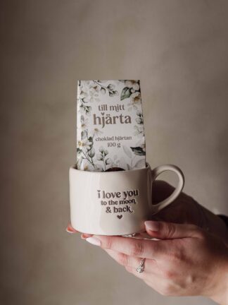 Majas mugg Feelgood stengods visad med kaffe inuti