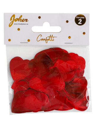 Confetti Röda hjärtan