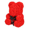 Björn av Rosor i plast 38,5x30x30cm