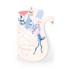 Handgjort Kort Birthday Swan 10,1x15,2cm