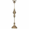 Ljustake Blockljus Metall Guld Ø14x68cm
