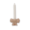 Ljusstake Rosett brun 11x5.5x7.5 cm