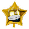 Ballong Stjärna Student Guld 56cm