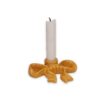 Ljusstake Rosett Ockra 12.1x9x2.7cm