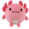 Squishy-boll axolotl - Mjukdjur för barn 13x14cm