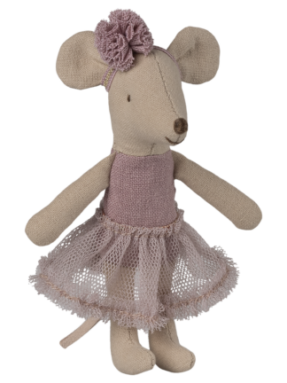 maileg ballerina mus lillasyster 11cm