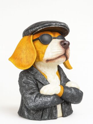 beagle med glasögon 24.5x18x30.5cm