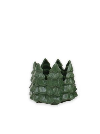 kruka gran mörkgrön 10,5x14,5x11cm