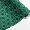 Presentpapper Eco Friendly Glitter Gran och stjärnor på grönt 70x200cm