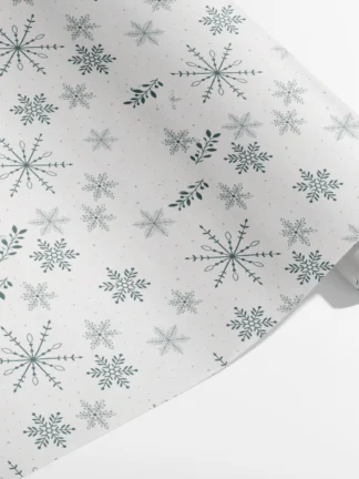 presentpapper eco friendly stjärnor silver 70x200cm