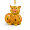 Julkula Lussekatt Med Katthuvud 9cm
