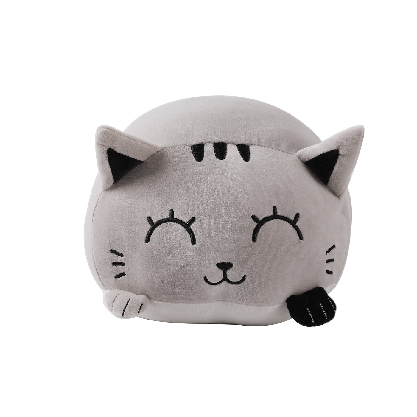 squishy-kudde katt grå - mjukdjur för barnrum