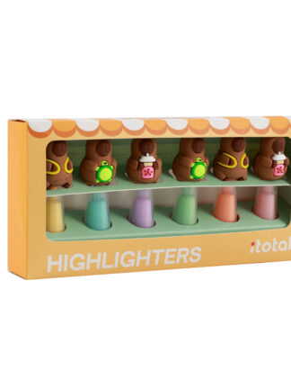 highlighters capybara 6st 2x2x6cm