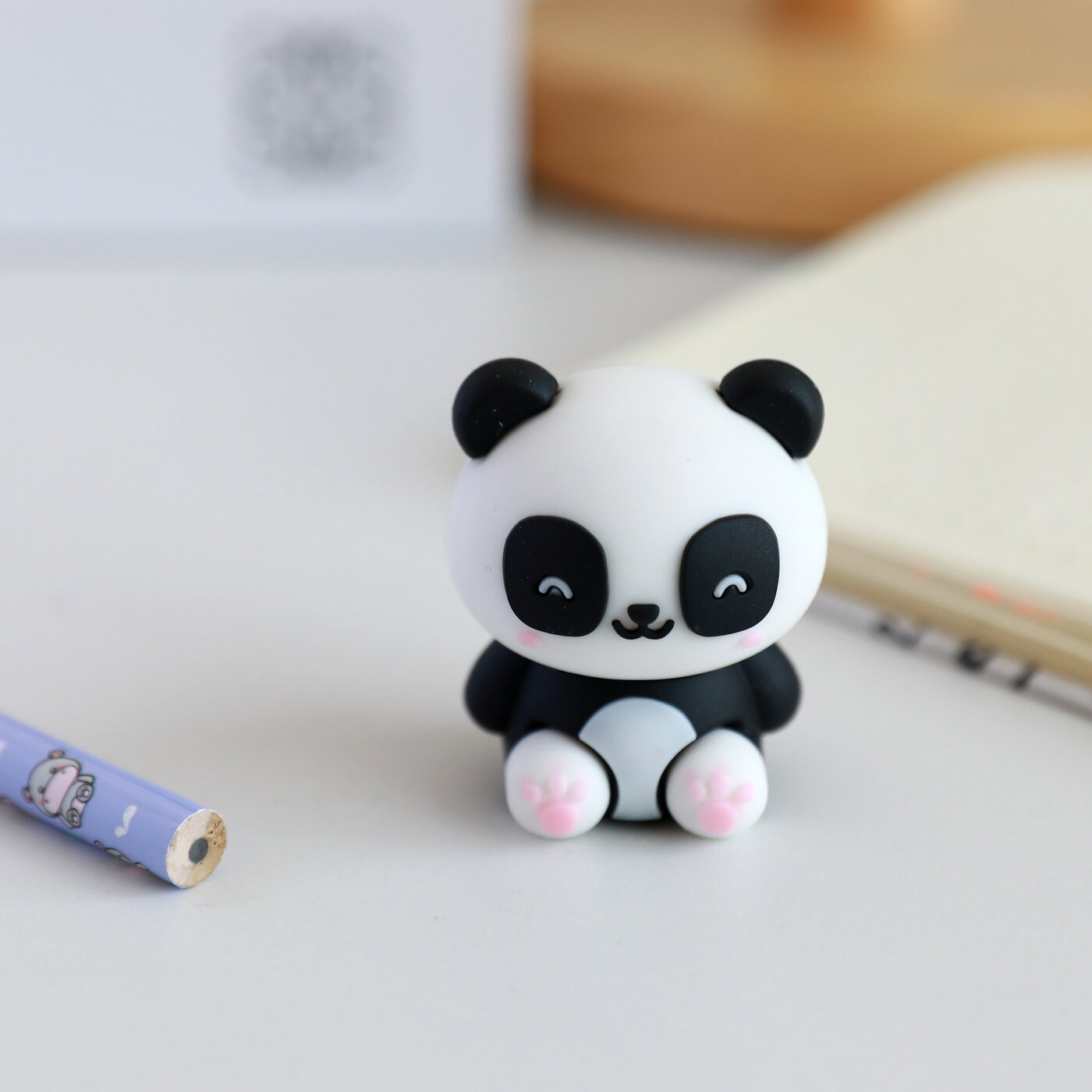 pennvässare 3d panda 3x2,6x3,6cm
