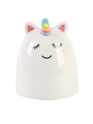 Enhörning mugg – keramik 9x12,5x10 cm