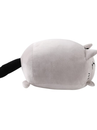 Grå katt squishy-kudde – mjukdjur 26x36x17 cm