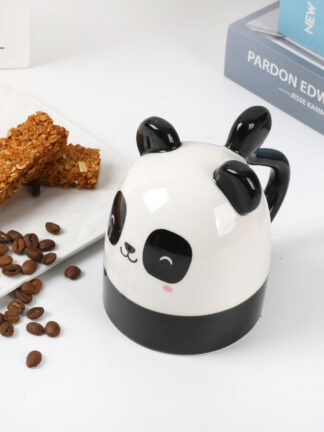 Panda mugg – keramik 9x12,5x10 cm