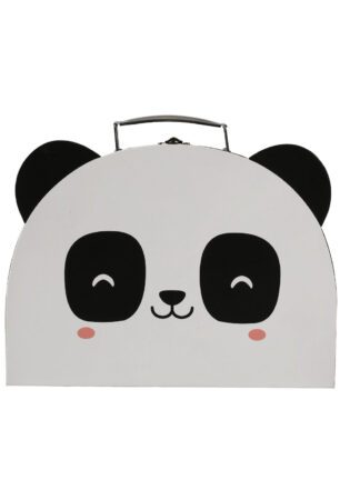 Panda pappväska – stor 9x28x21,5 cm