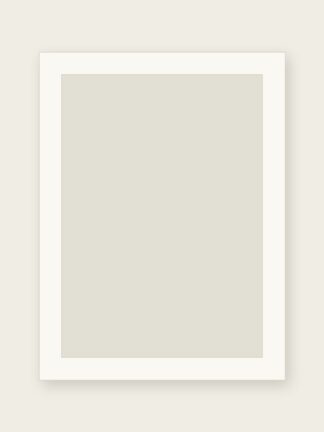 Passepartout 60×80 cm med innermått 49×69 cm, benvit kartong