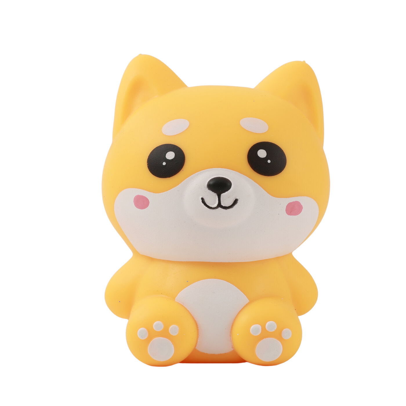 shiba klämleksak – squishy leksak för barn 11,3x6x14 cm