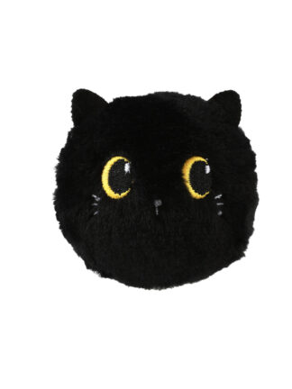 Svart katt studsboll 8x8x8 cm