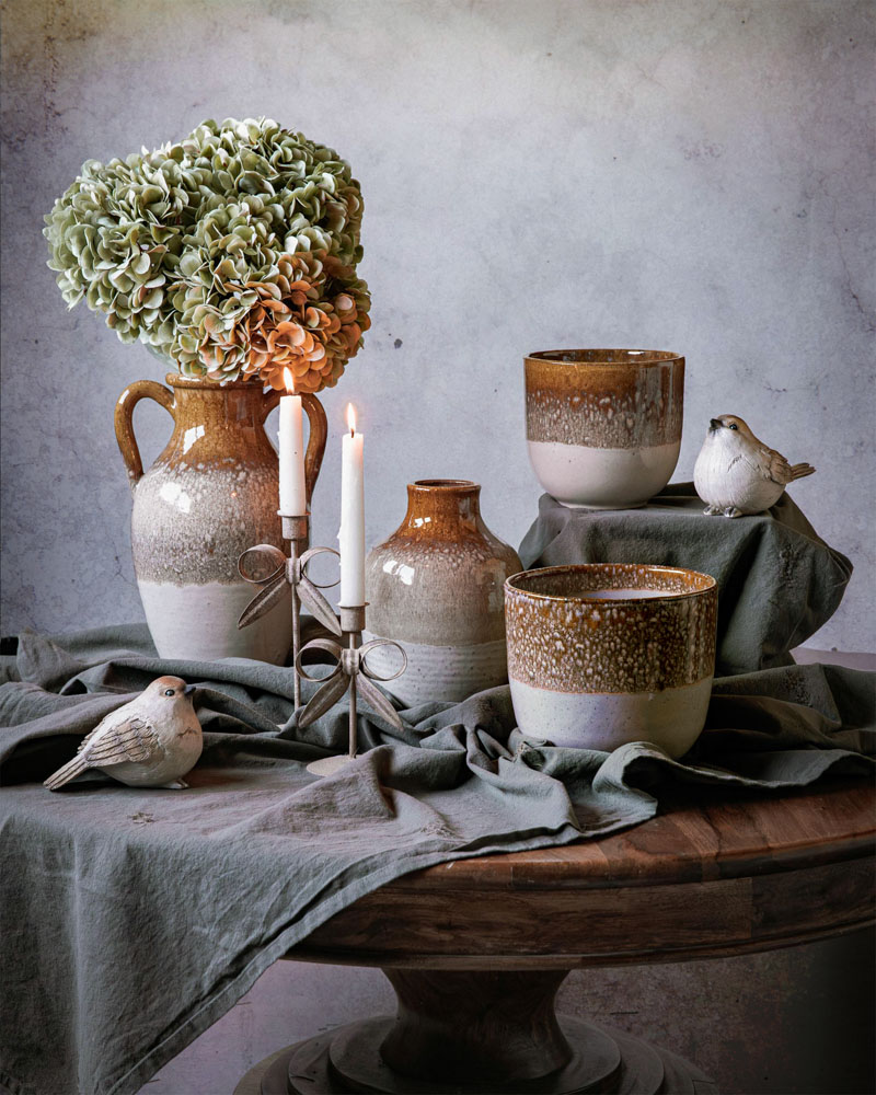 fågel vänstervänd 15x9x10cm - bild 2