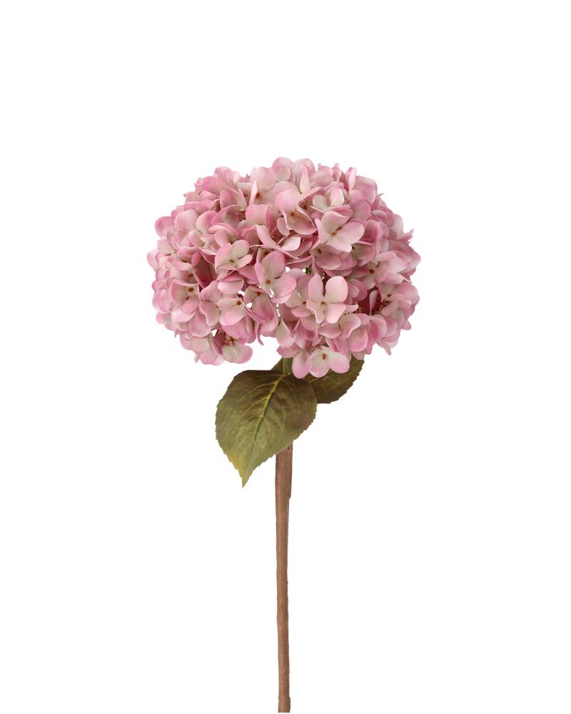konstväxt hortensia rosa 20x20x84cm